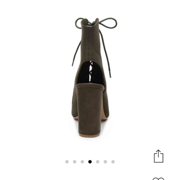 Steve Madden Peep Toe Ankle Boots - Picture 4 of 7